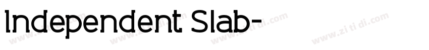 Independent Slab字体转换